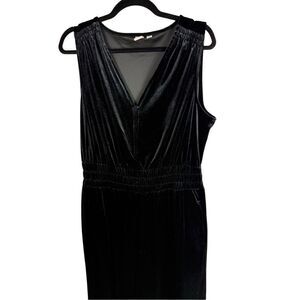 GAP Black Velvet Jumpsuit- size XL